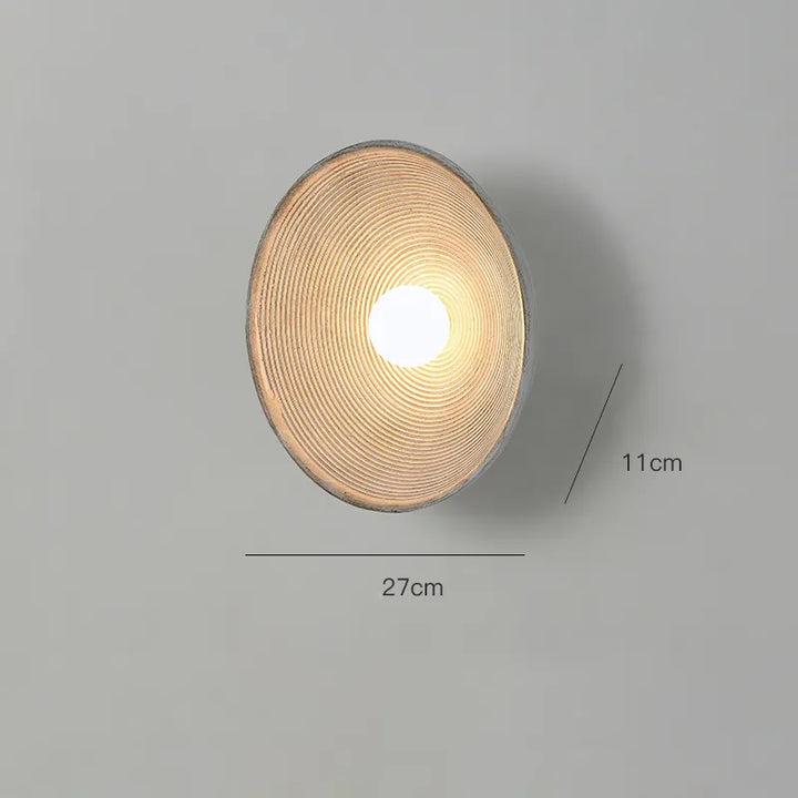Rustic Wood Wall Sconce | Handcrafted LED Wall Light