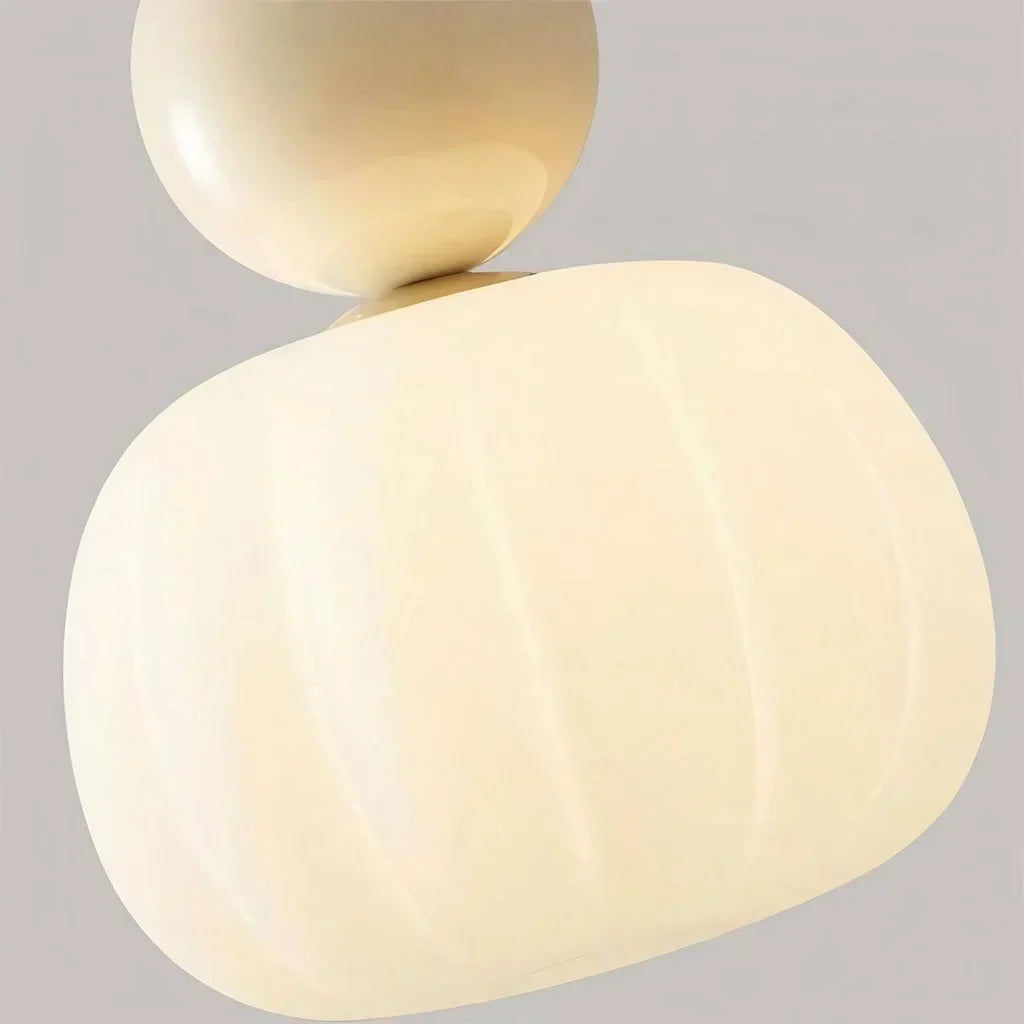 Nordic Pumpkin Pendant Light | Modern LED Ceiling Lamp
