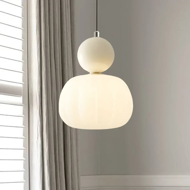 Nordic Pumpkin Pendant Light | Modern LED Ceiling Lamp