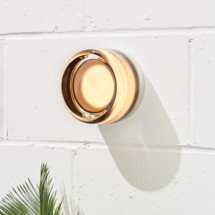 Applique Murale LED Dimple, Verre Texturé, Ø10–12cm