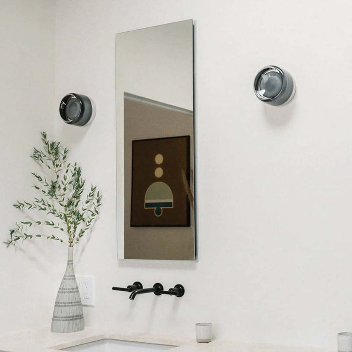 Applique Murale LED Dimple, Verre Texturé, Ø10–12cm