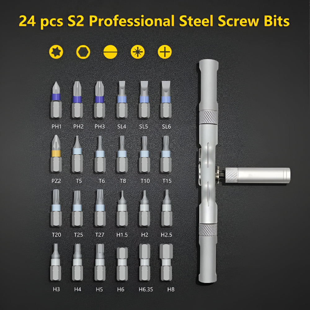 Screwdriver Set Magnetic Ratchet Precision Tool Kit