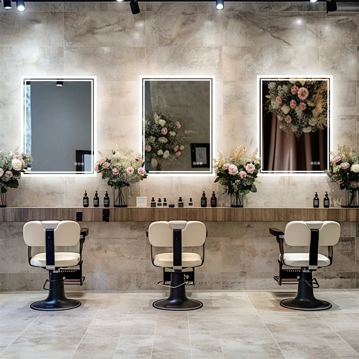 LuvoGlow | LED Bathroom Mirror | Frameless Dimmable with Anti-Fog
