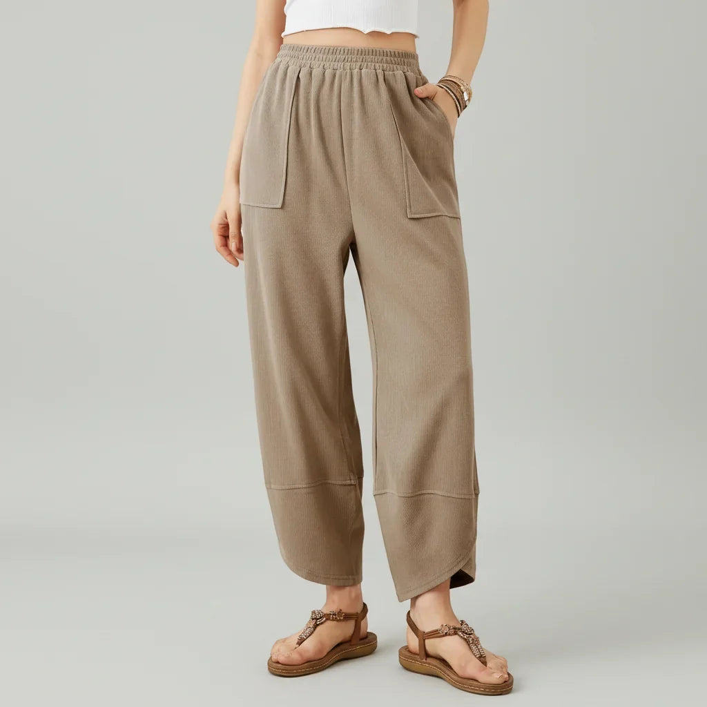 Women Pants Casual Loose Fit Straight Leg Lightweight Summer Pants