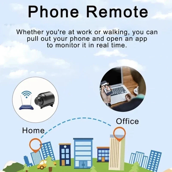 Security Camera Mini WiFi HD Indoor Smart Surveillance Camera