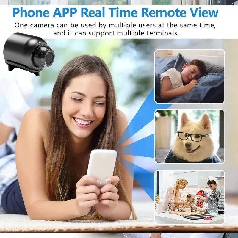 Security Camera Mini WiFi HD Indoor Smart Surveillance Camera