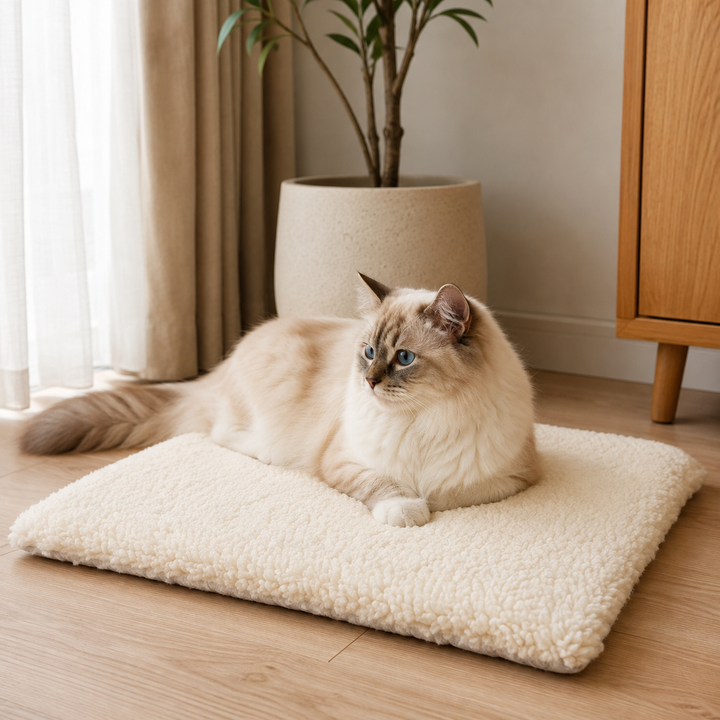 Self Heating Cat Pad Luxurious Non Electric Cozy Design