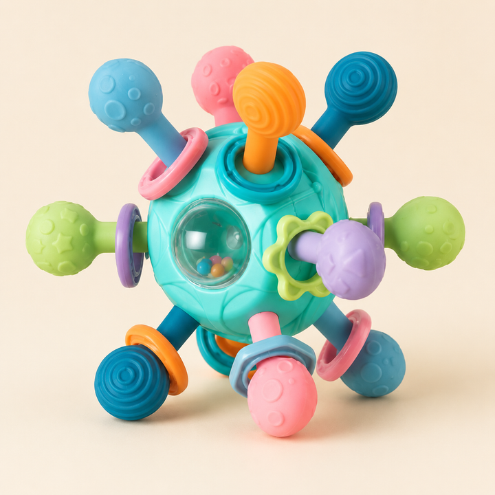 Sensory Ball Developmental Infant Toy Textured Rattle