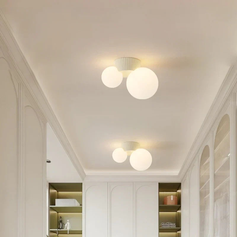 Luméa Ceiling Light | French Modern Double Globe Design