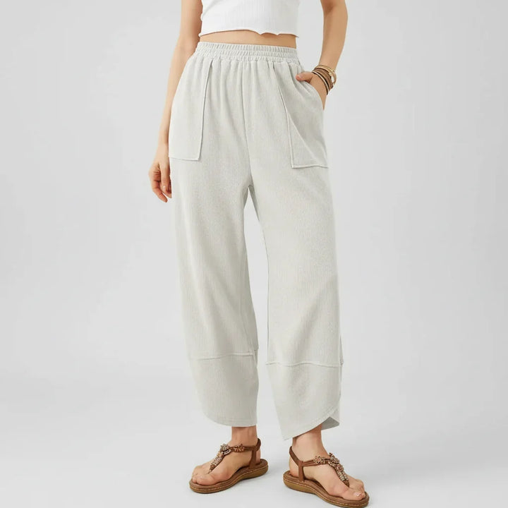 Women Pants Casual Loose Fit Straight Leg Lightweight Summer Pants