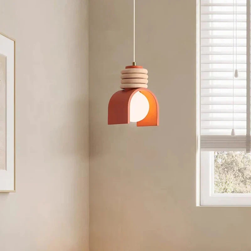Wabi-Sabi Pendant Light | Japanese Minimalist Resin Design