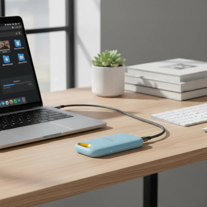 External Hard Drive Portable SSD Rugged USB Backup Storage