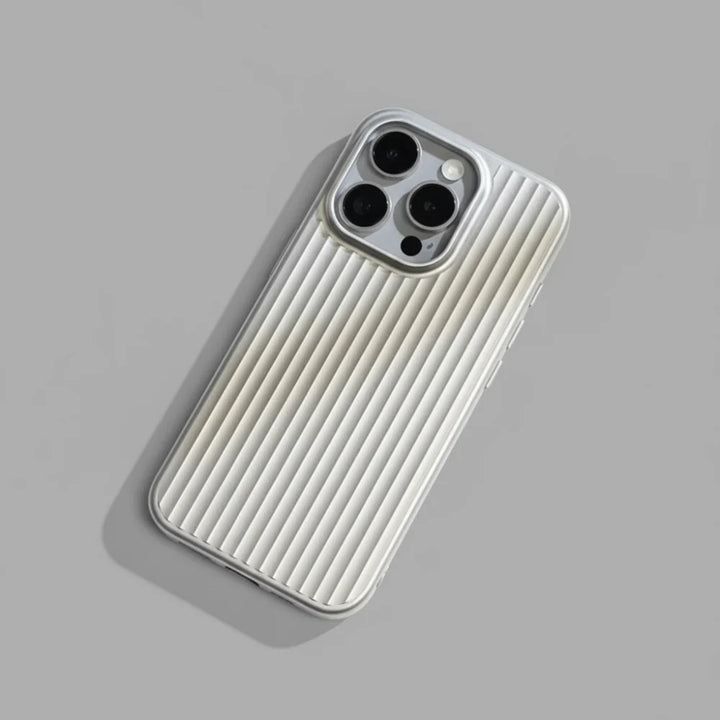 Phone Case Ribbed Hard Shell Protective Cover Design