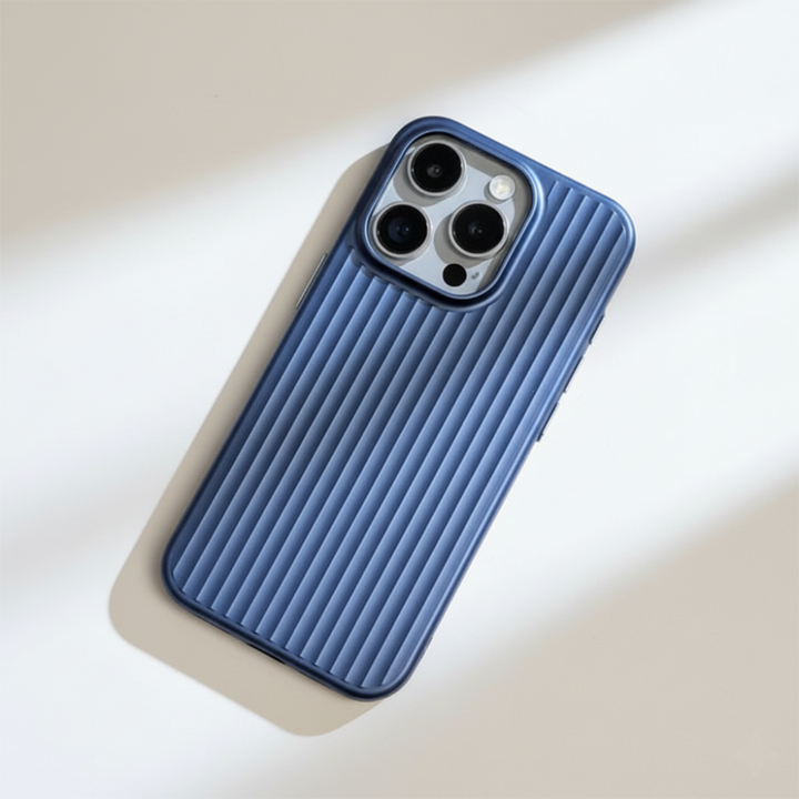 Phone Case Ribbed Hard Shell Protective Cover Design