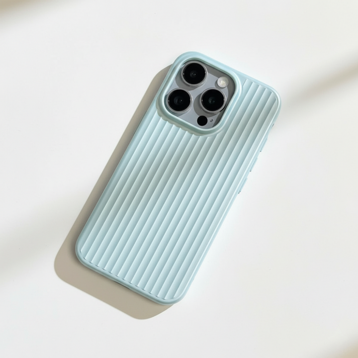 Phone Case Ribbed Hard Shell Protective Cover Design