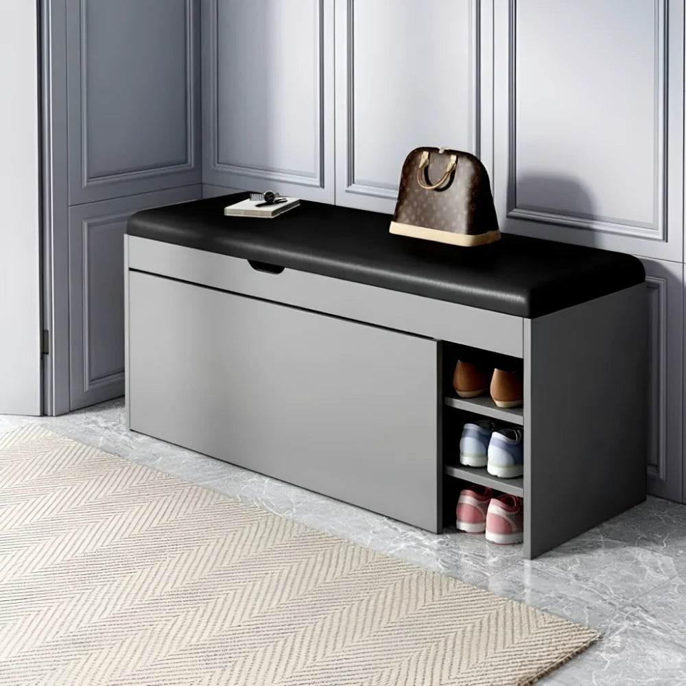 Shoe Rack Bench Storage Cabinet Fold Design