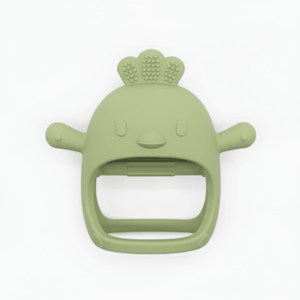 Baby Teething Mitten Silicone Chew Glove Soothing Sore Gums