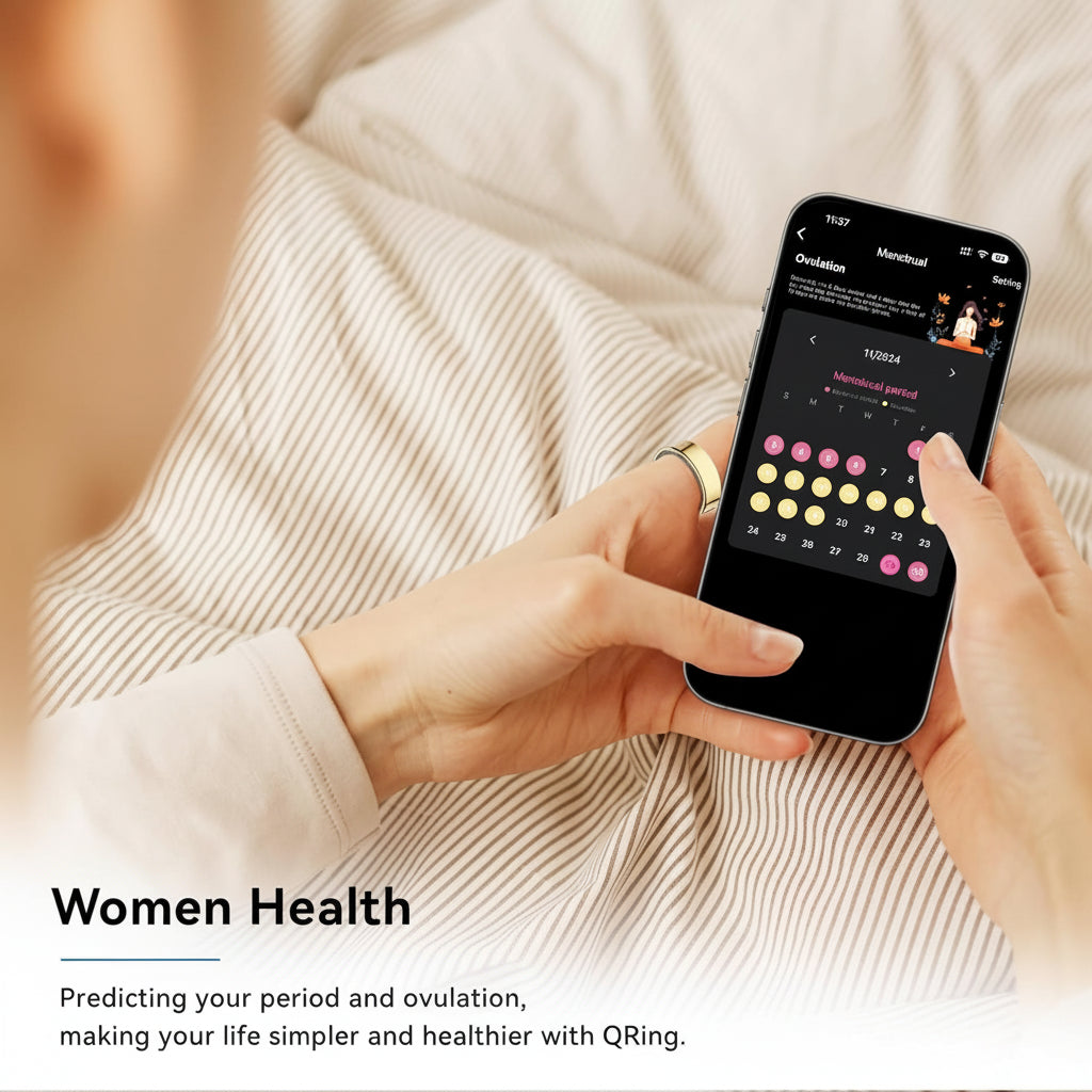 Smart Ring Fitness Tracker Health Monitor Waterproof Sleep Ring