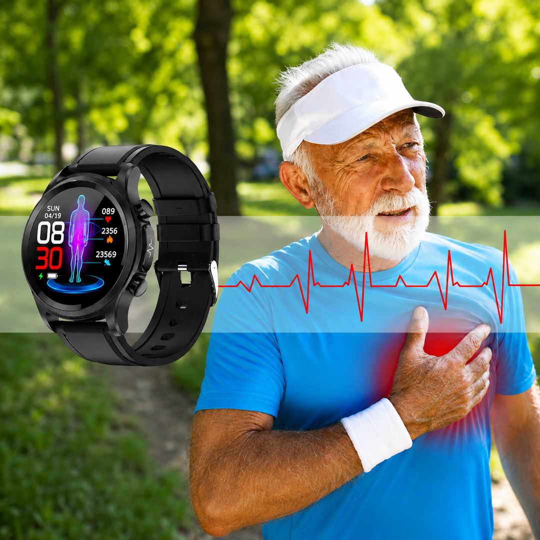 Smartwatch Fitness Tracker Heart Rate Monitoring