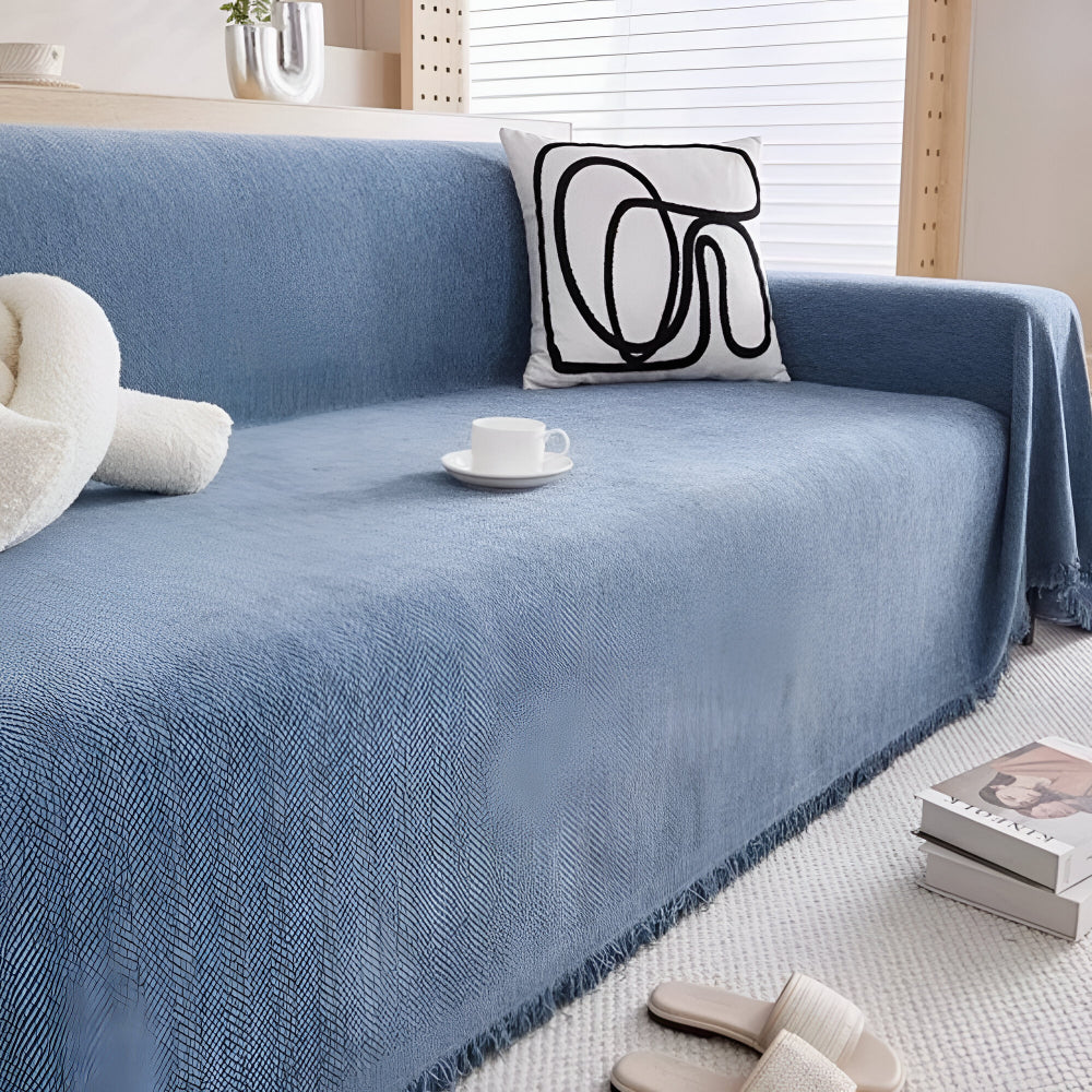 Sofa Cover Minimalist Textured Couch Furniture Protector