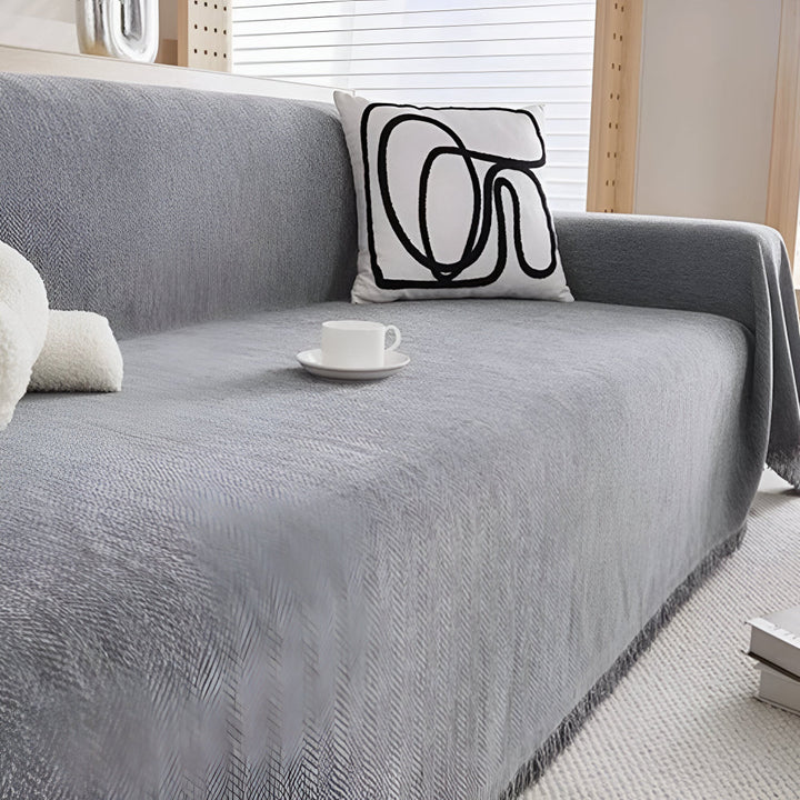Sofa Cover Minimalist Textured Couch Furniture Protector