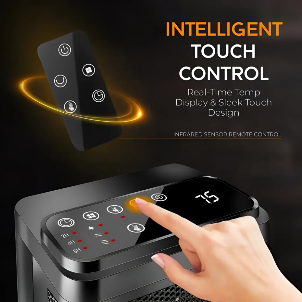 Space Heater Indoor Electric Thermostat Timer Oscillating