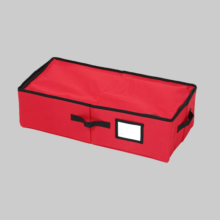 Storage Box Ornament Organizer 3 Trays 600D Oxford