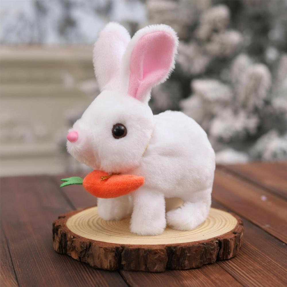 Stuffed Animal Bunny Toy Interactive Rabbit Toy Sound Moving