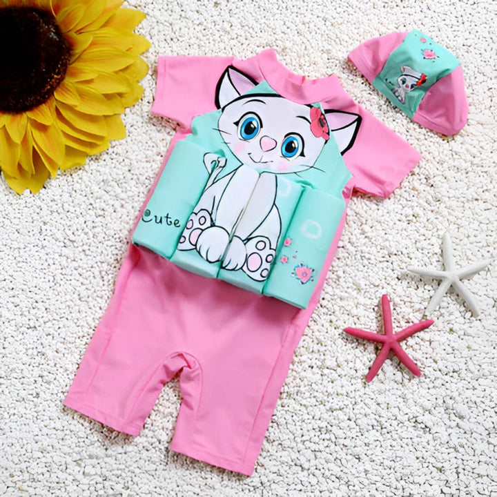 Swim Vest Kids Floating UV Protection Training Suit