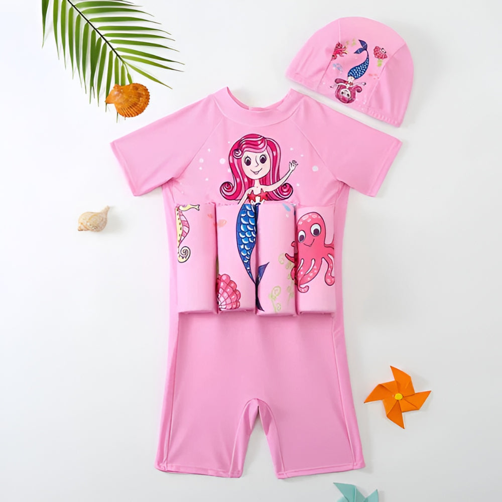 Swim Vest Kids Floating UV Protection Training Suit
