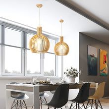 Handcrafted Wooden Pendant Light | Natural Scandinavian Design