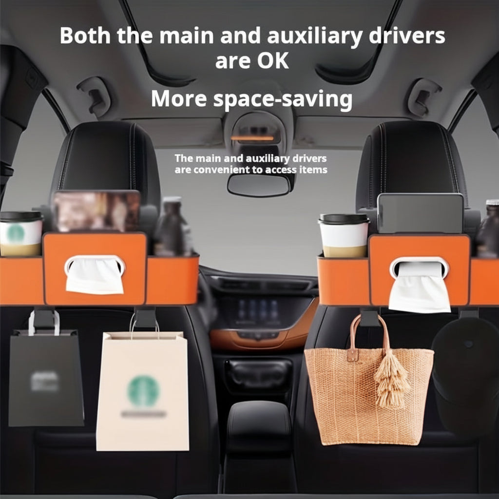 Car Organizer Seat Back Storage Box Cup Holder Multifunctional