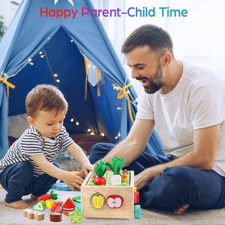 Wooden Montessori Toy Set Educational Farm Play