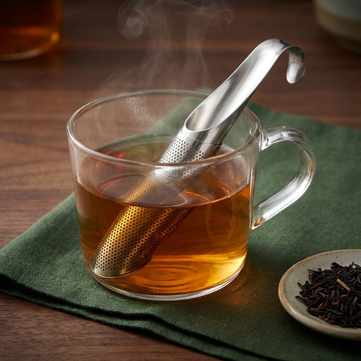Compact Stainless Steel Tea Infuser Loose Leaf Tea Brewing
