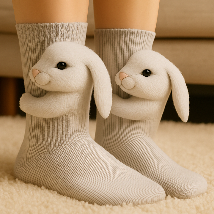 Socks Winter Plush Animal Slipper Style Footwear