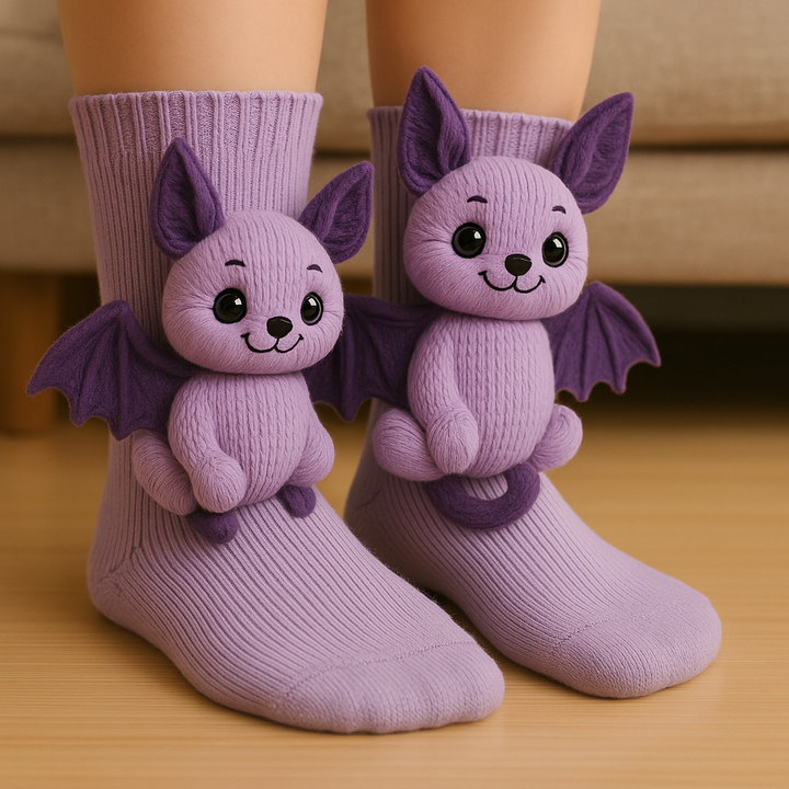 Socks Winter Plush Animal Slipper Style Footwear