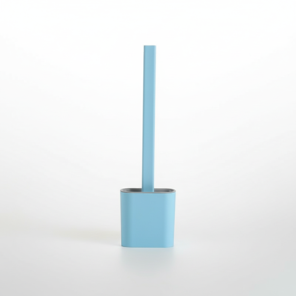 Toilet Brush Silicone Flexible Hygienic Wall Mount Holder