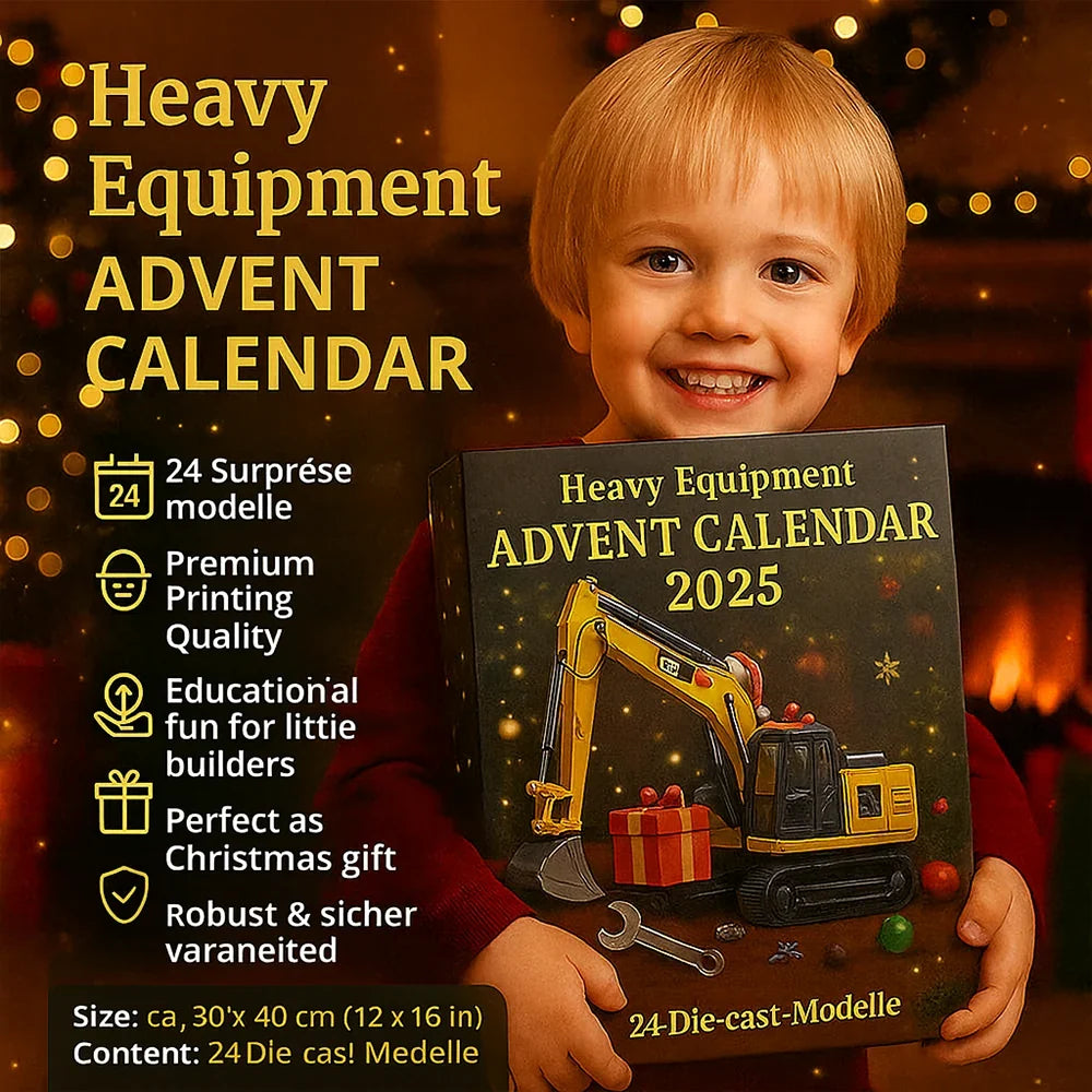 Toy Construction Advent Calendar Die Cast Vehicle Set
