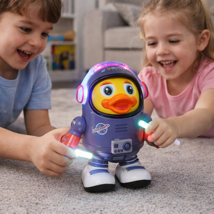 Toy Dancing Astronaut Duck Musical Interactive Figure