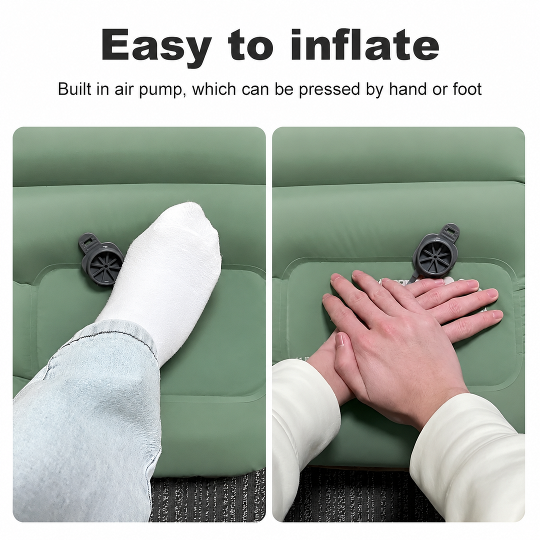 Travel Sleeping Pad Inflatable Camping Mattress Air Bed