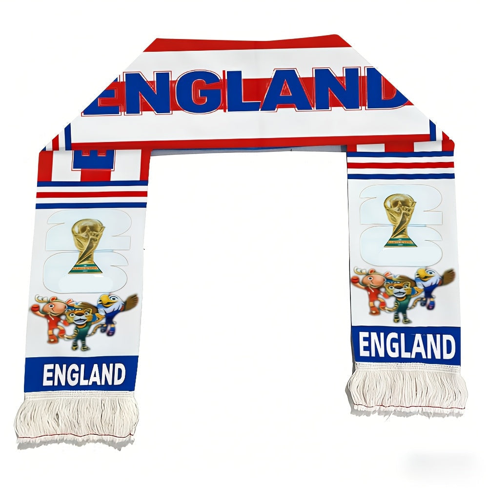 UK Flag Fan Scarf World Cup Supporter Matches Events