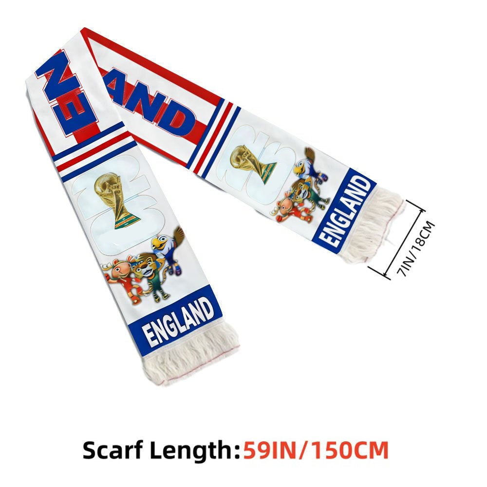 UK Flag Fan Scarf World Cup Supporter Matches Events