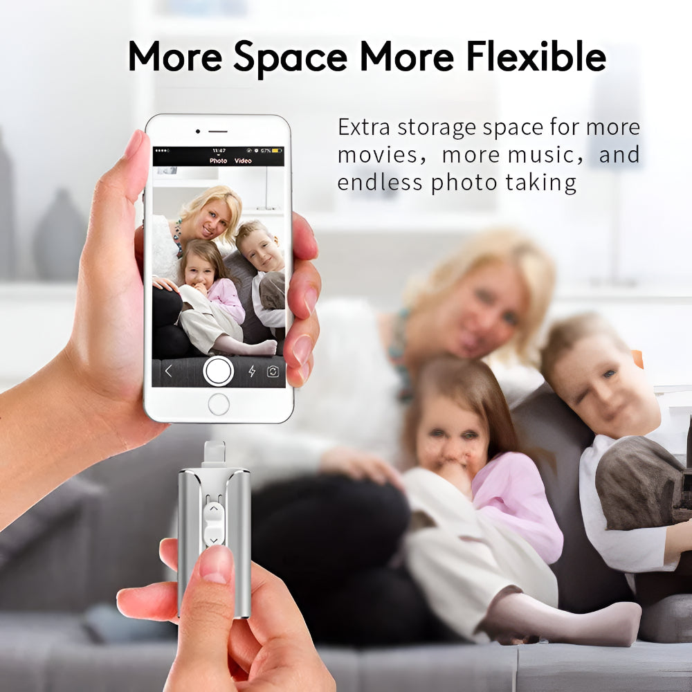 USB Flash Drive Multi Connector Phone Computer Storage