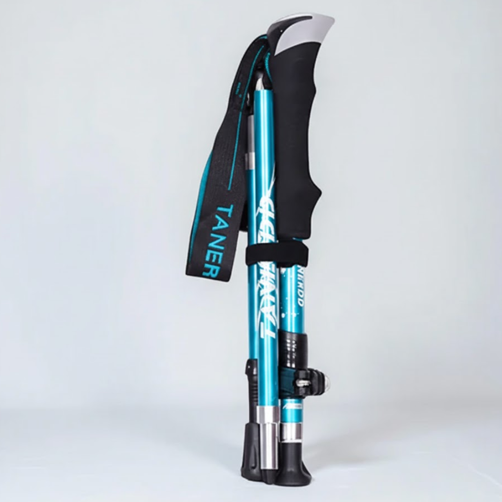 Trekking Poles Foldable Telescopic Hiking Support Stick