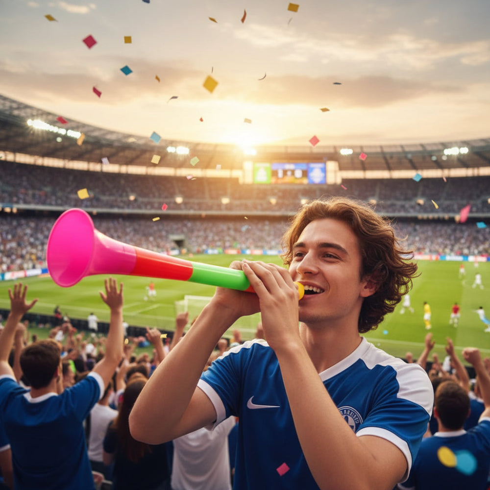 Foldable Vuvuzela Horn Set Stadium Cheering Loud Party Noise Makers
