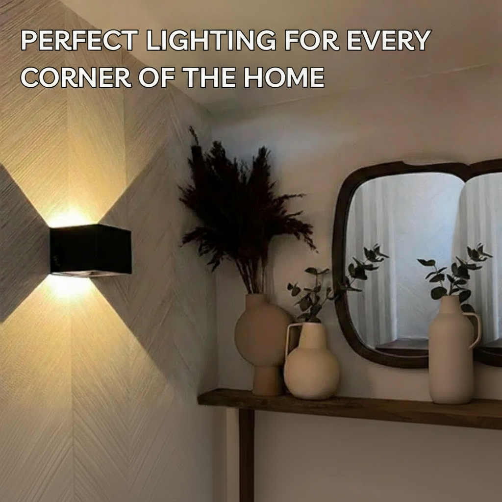 Wall Light Motion Sensor Rechargeable LED Cube Lamp