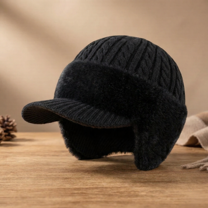 Winter Knit Hat Trapper Ear Flap Cap