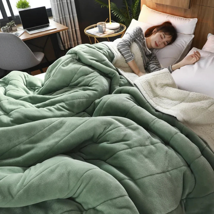 Blanket Flannel Throw Soft Warm Winter Sofa Bed Cover