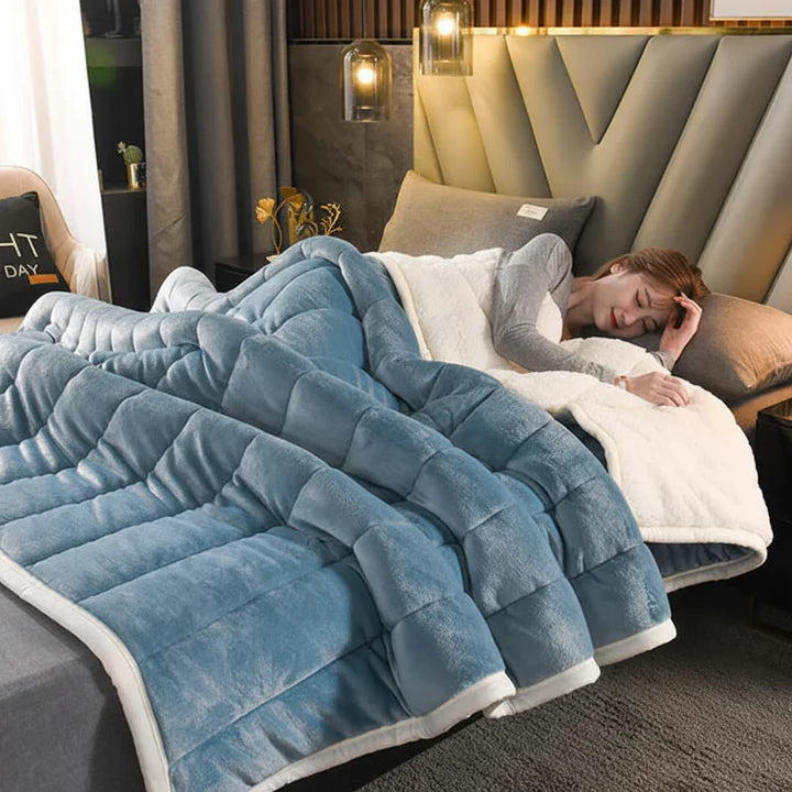 Blanket Flannel Throw Soft Warm Winter Sofa Bed Cover