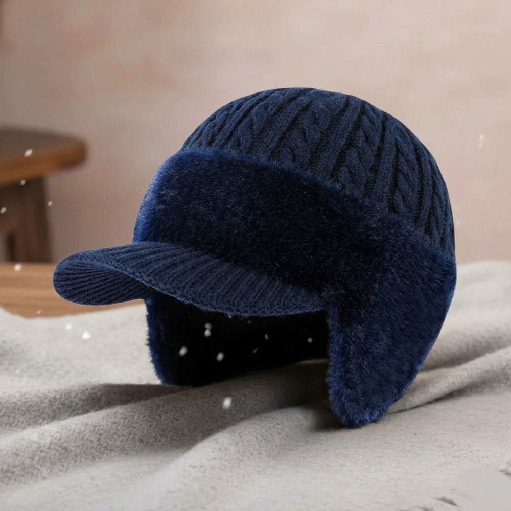 Winter Hat Trapper Knit Cap Ear Flap Cold Weather Wear